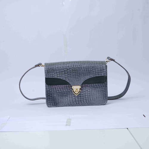 Black Croc Bag LHB040