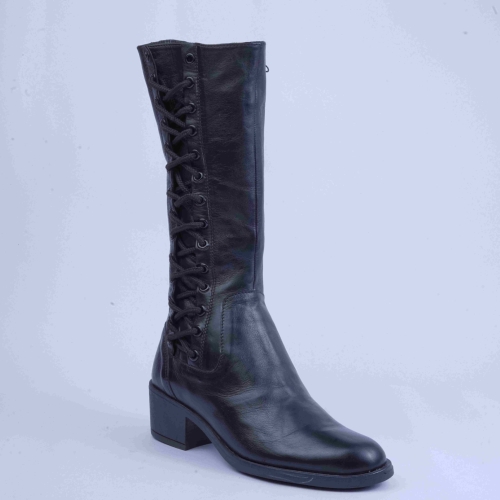 Strapped Black Boots