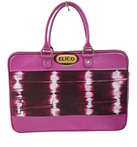 Pink Tie-Dye Laptop Bag