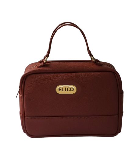 Rust Top-Handle Handbag